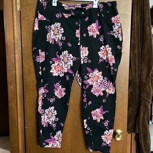 Terra & Sky Jeans flower pattern 3X